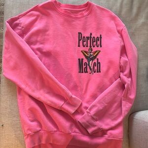 Boys Lie Perfect Match Pink Hoodie